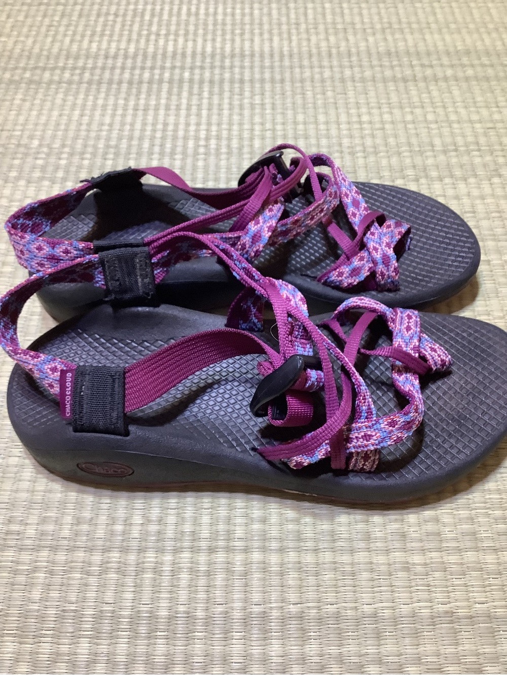 Chaco Z Cloud X2 Remix Poplin Berry Sport Sandals Shoes Women’s 8 - Picture 7 of 7